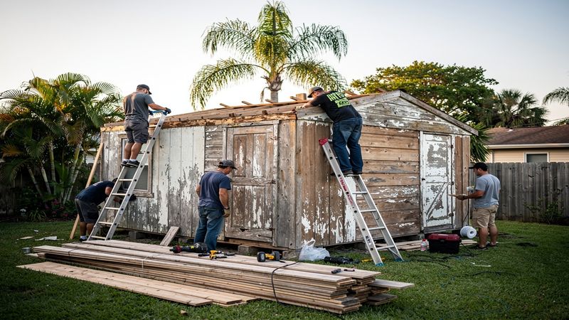 Shed Removal in Haines City and Central Florida